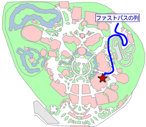 バズ・ライトイヤーのアストロブラスター 地図