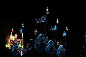 東京ディズニーランド・エレクトリカルパレード・ドリームライツ クリスマスバージョン ブルーフェアリー