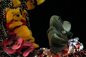 東京ディズニーランド・エレクトリカルパレード・ドリームライツ クリスマスバージョン プーさん＆ピグレット＆イーヨー