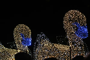 東京ディズニーランド・エレクトリカルパレード・ドリームライツ クリスマスバージョン スワン