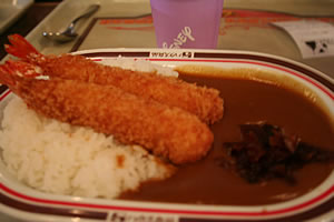 エビフライカレー