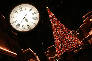クリスマス・ファンタジー2006 夜景 クリスマスツリー＆時計