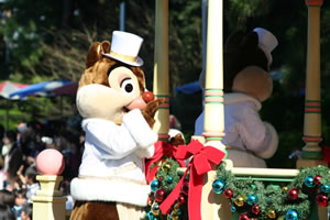 ディズニー・クリスマスドリームス・オン・パレード チップ&デール
