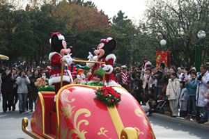 クリスマス・ファンタジー2006 パレード ミッキー&ミニー