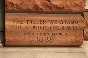 THE TALLER WE STAND THE NEARER THE STARS