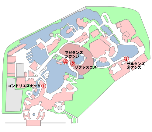 東京ディズニーシー・シェイブアイス・マップ(2006年)
