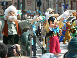 ドラマティック・ディズニーシー2005 ミニーのウィッシング・リング ゼペット＆ピノキオ